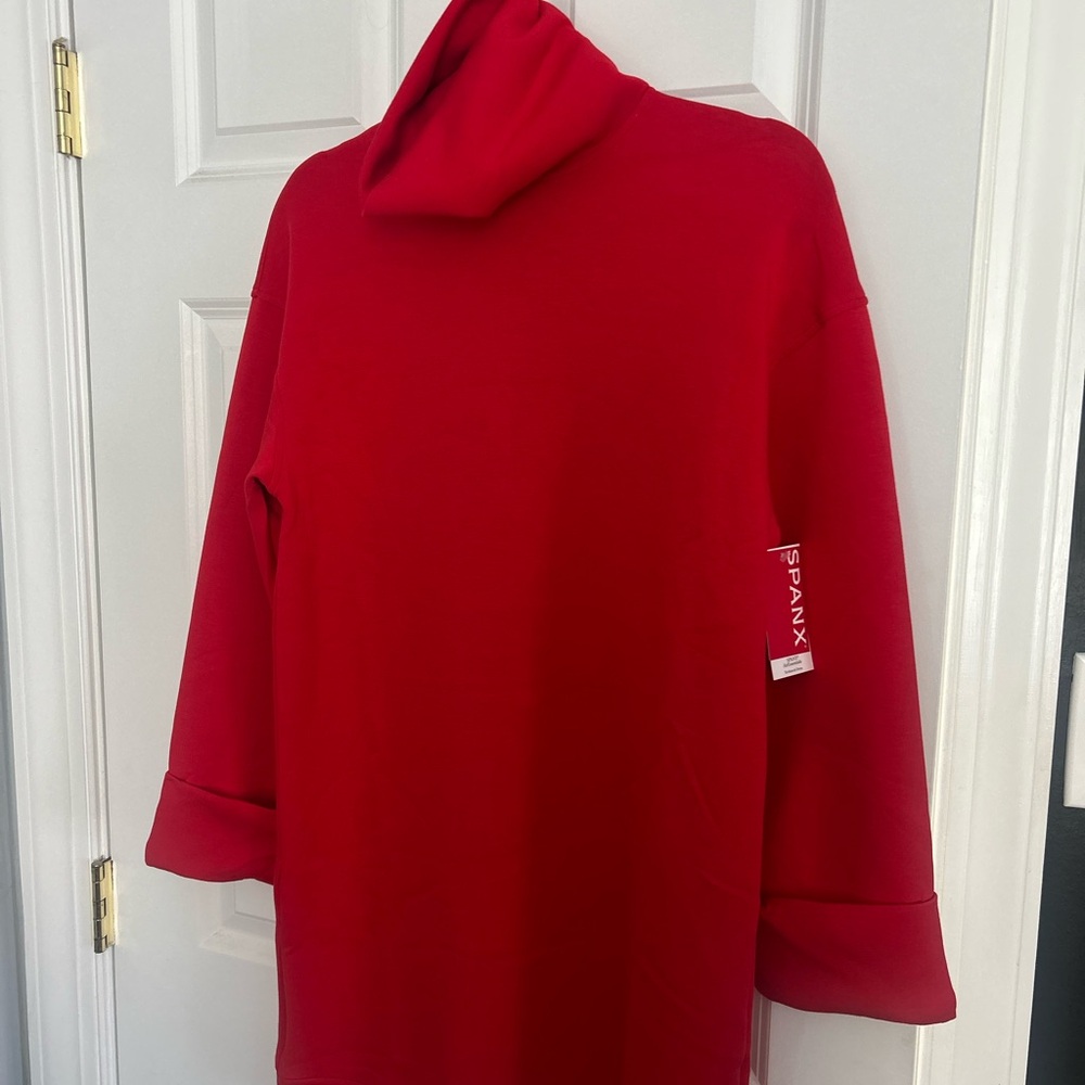 SPANX women’s air essentials red turtleneck dress